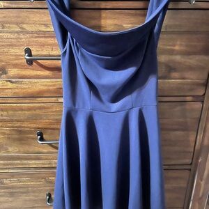 Elegant Navy Blue Dress